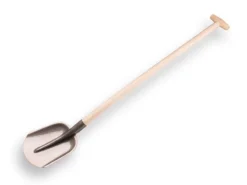 Steekbats Grijs Gelakt Met Essen Steel 100cm