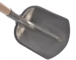 Farmer Steekbats Gehard/gepolijst Half Gebogen Dul - Maat 00 - Met Steel 100 Cm / 110 Cm / 120 Cm / 130 Cm