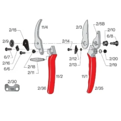 FELCO 11 Snoeischaar 9 FELCO 11 Snoeischaar -Tuinieren Winkel felco 11 onderdelen tekening