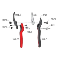 FELCO 160L Snoeischaar Essentiel -Tuinieren Winkel felco 160l onderdelen tekening