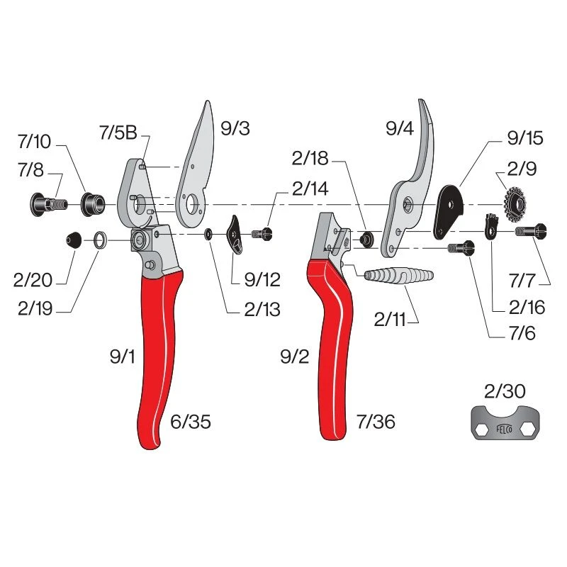 FELCO 9/4 Ondermes 3 FELCO 9/4 Ondermes - Afbeelding 3