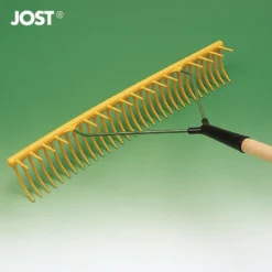 JOST Gras-/Egaliseerhark 32T Gebogen 16T Haaks 64cm - Met Steel
