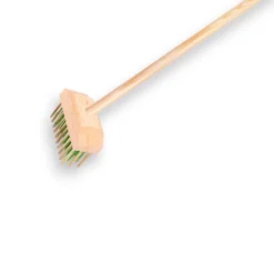 Onkruidborstel 14x6cm 3 Rijen Staaldraad 2 Rijen PPN Met Steel 150x2,8cm